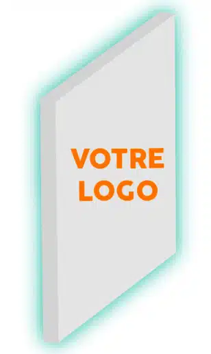 Enseigne caisson avec éclairage