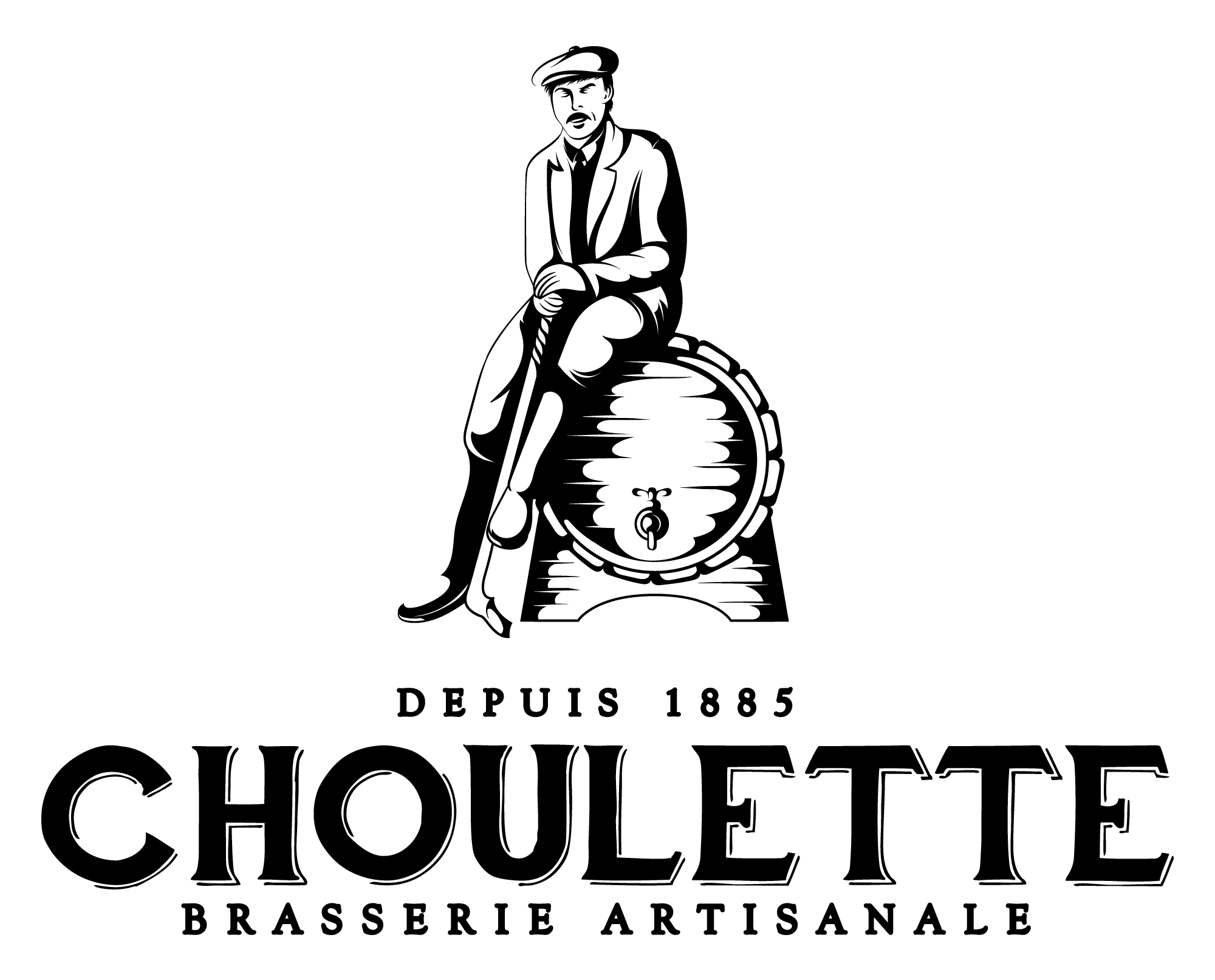 impression étiquette de bière la choulette