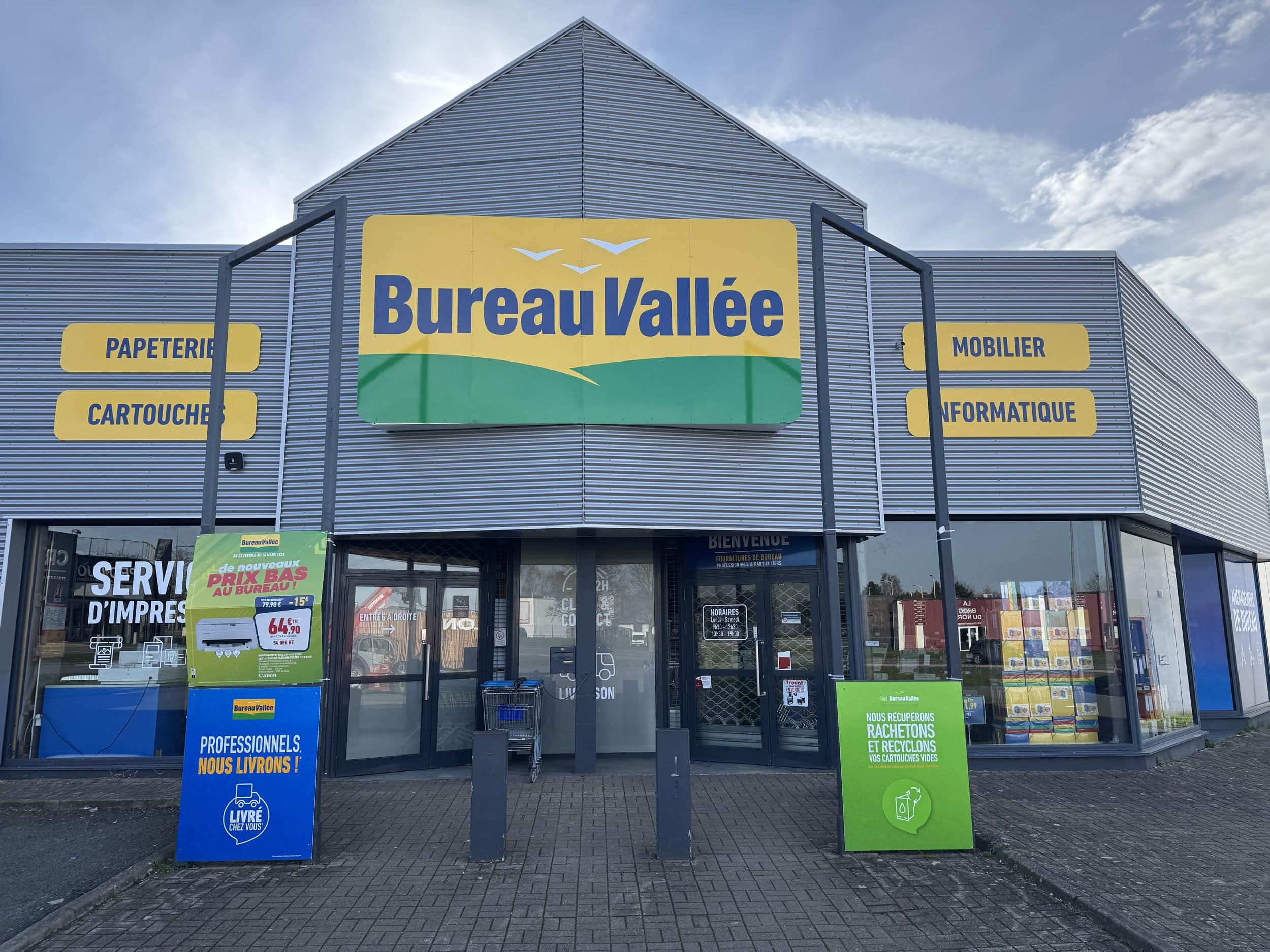 Enseigne bureau vallee cambrai