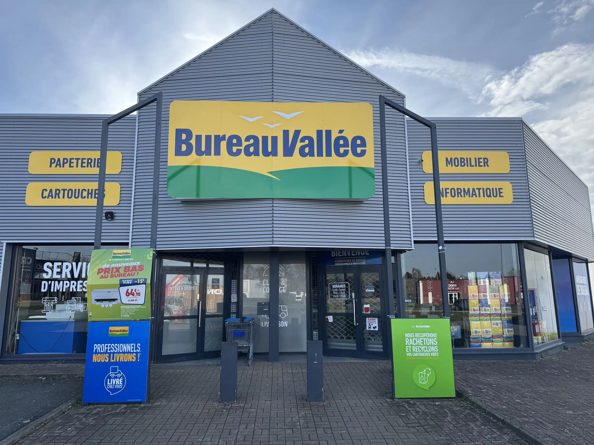 Enseigne bureau vallee cambrai